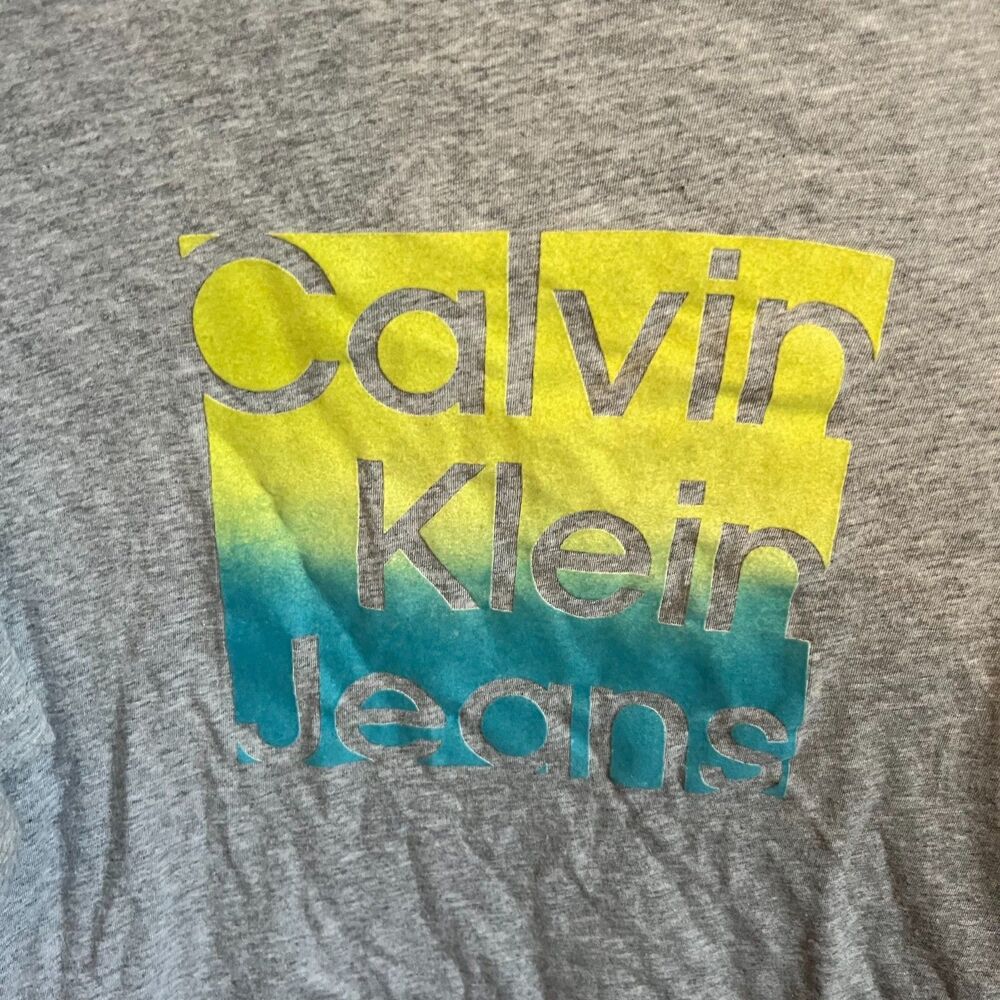 Calvin Klein Jeans Plus size gray Crop Top Tee Shirt - 3X - Picture 1 of 5
